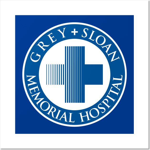 Grey + Sloan Memorial Hospital (Variant) Wall Art by huckblade